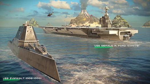 MODERN WARSHIPS: Sea Battle Online(Unlimited Ammo) screenshot image 2_playmods.games