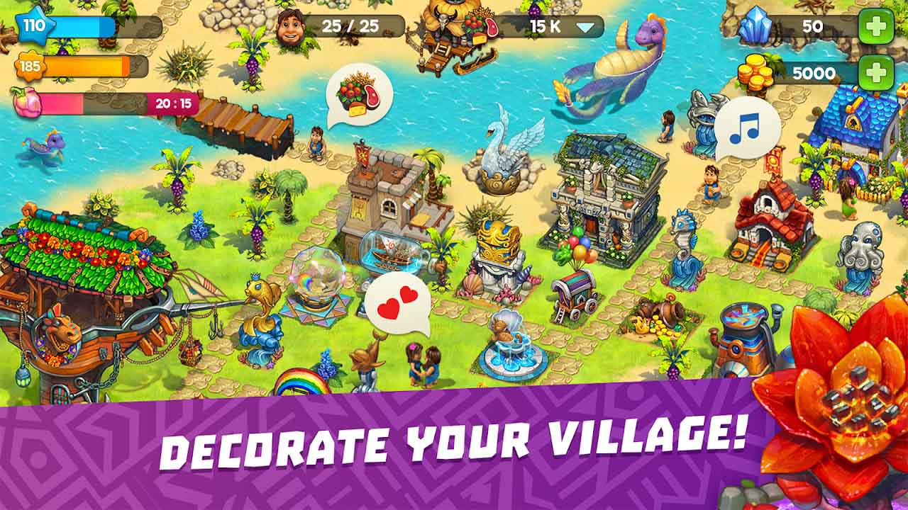 The Tribez: Build a Village(Unlimited Gold)  