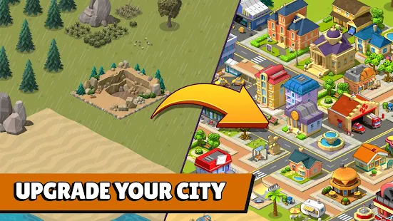 Village City Town Building Sim(Unlimited coins) Game screenshot  1