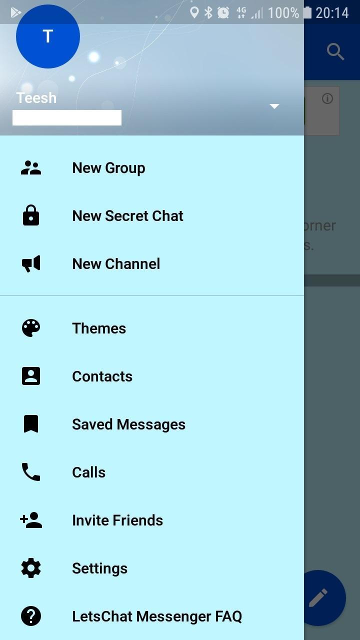 LetsChat Messenger - Telegram Ảnh chụp màn hình trò chơi