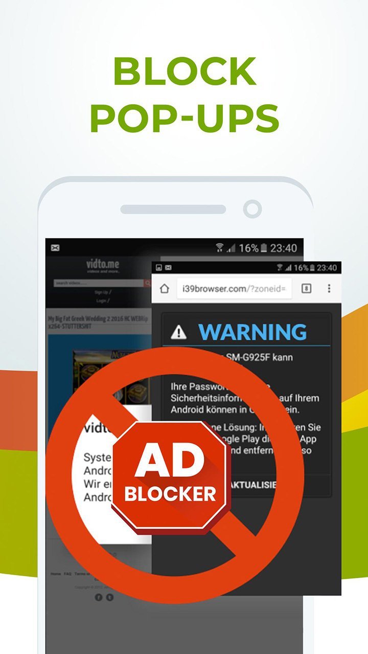 Adblocker Browser(Unlocked) screenshot image 1_modkill.com