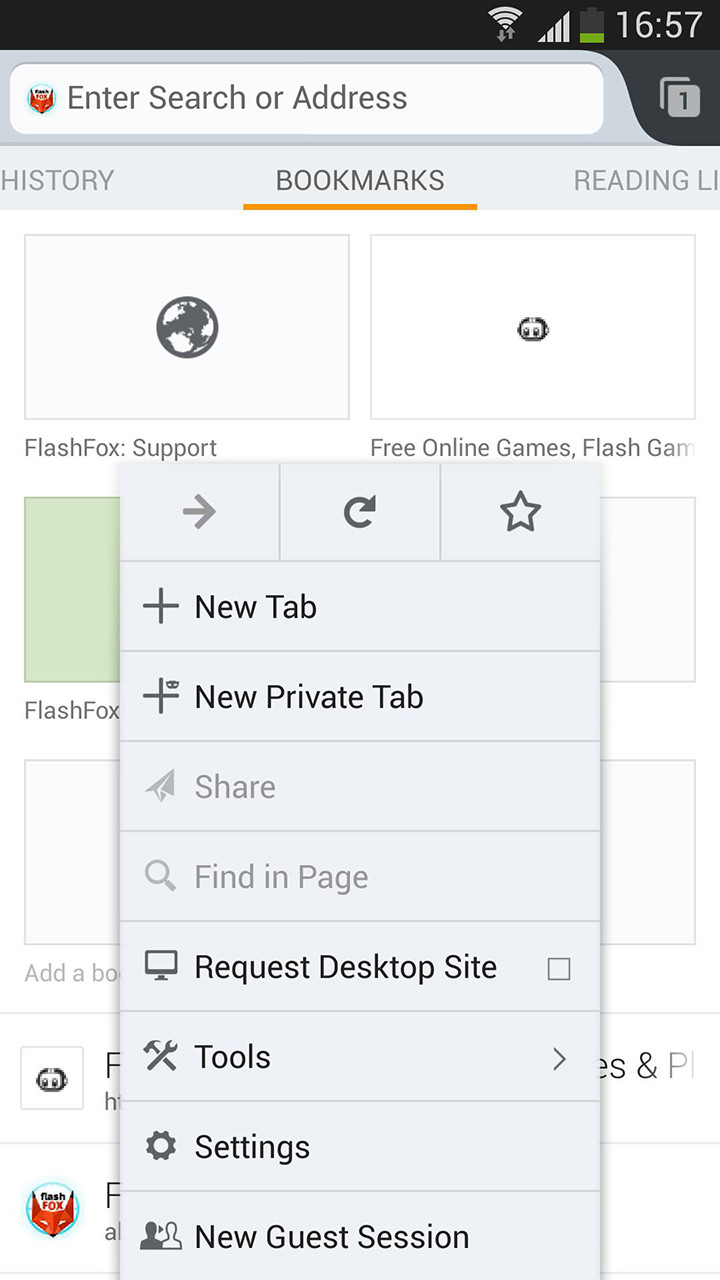 FlashFox Pro - Flash Browser(Paid for free) screenshot image 3