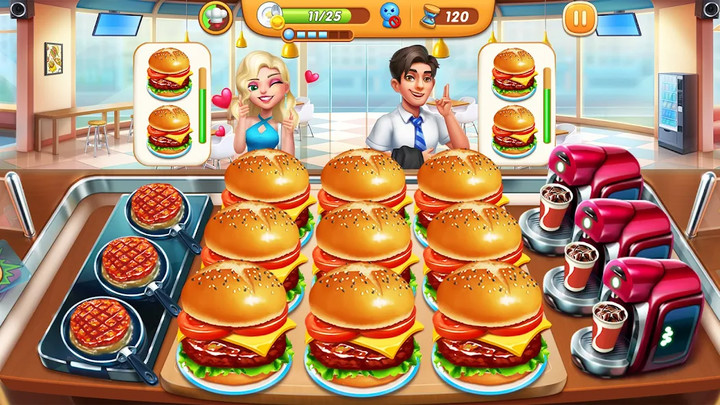 Cooking City - Cooking Games(Kim cương không giới hạn) screenshot image 1 Ảnh chụp màn hình trò chơi