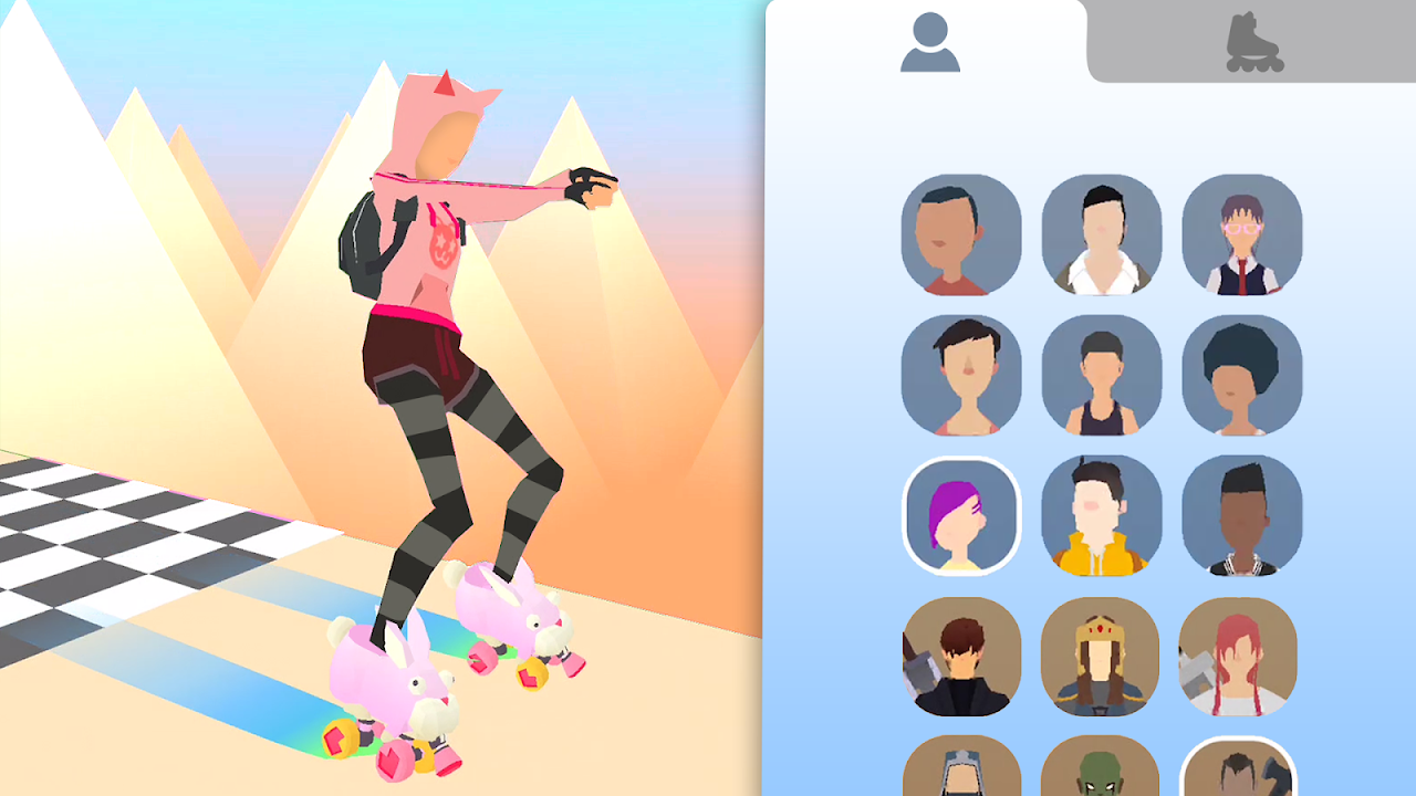 Sky Roller: Rainbow Skating_playmods.net