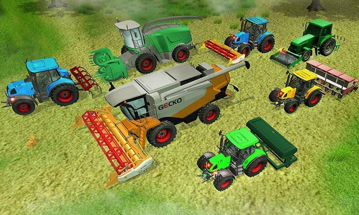 máy gặt máy kéo nông nghiệp Ảnh chụp màn hình trò chơi
