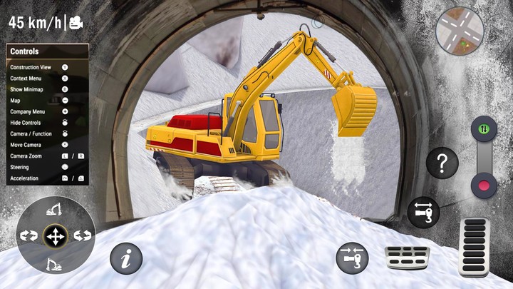 Snow Excavator Construction 3d