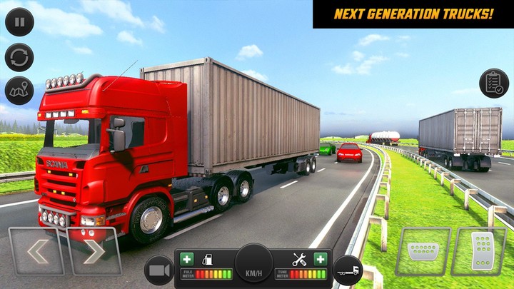 Euro Truck Driving Truck Games Ảnh chụp màn hình trò chơi
