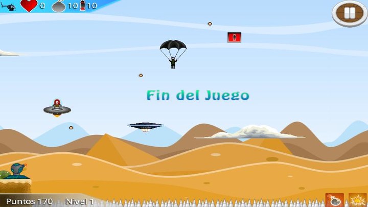 Helicoptero vs Alien