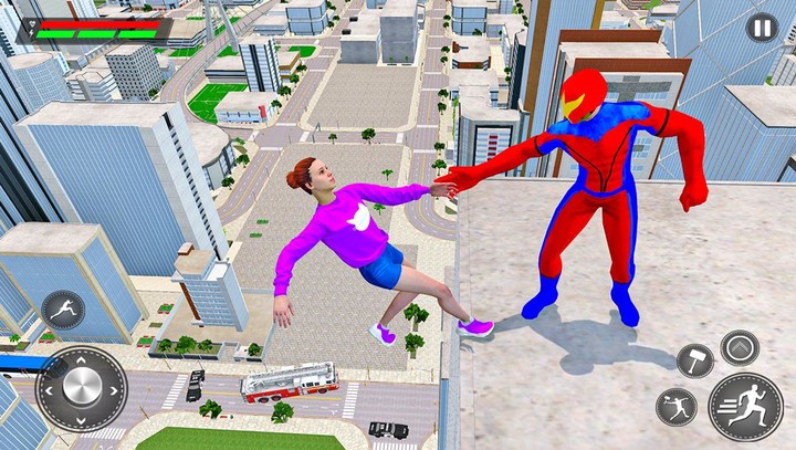 Light Speed Hammer Hero: City Rescue Mission Ảnh chụp màn hình trò chơi