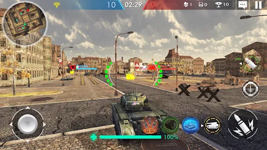Tank Warfare: PvP Blitz Game(รับรางวัลจากการไม่ดูโฆษณา)