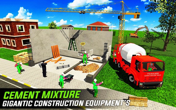 Sand Excavator Crane Games 3d Ảnh chụp màn hình trò chơi