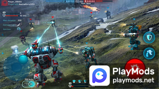 Robot Warfare: Mech Battle 3D PvP FPS(Mod Menu) screenshot image 2_playmods.games