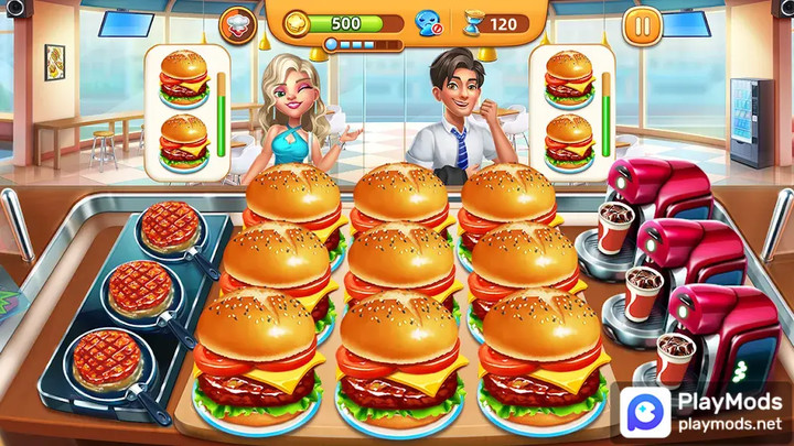 Cooking City(Unlimited Diamonds) screenshot image 1_modkill.com