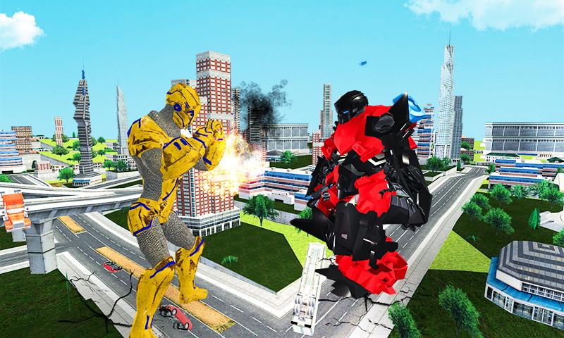 Gorilla Transform Robot Car 3D_playmods.net