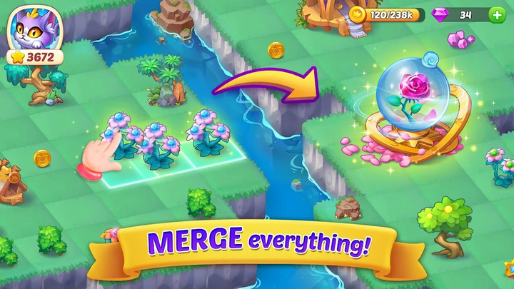 Merge Tales - Merge 3 Puzzles(tiền không giới hạn) screenshot image 1 Ảnh chụp màn hình trò chơi