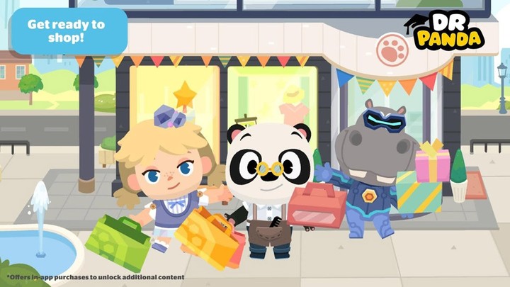 Dr. Panda Town Mall(Unlimited Money) screenshot image 2_modkill.com