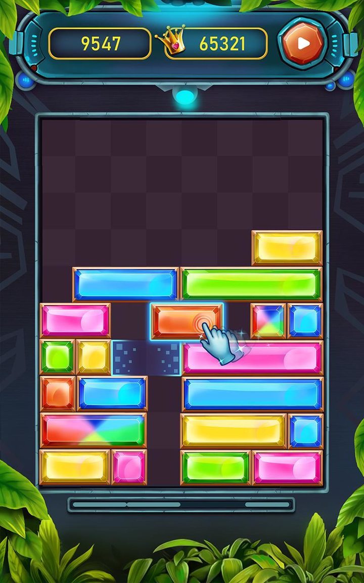 Jewel Drop - Slide Block Puzzle‏
