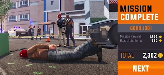 Sniper 3D：Juegos de disparos(قائمة وزارة الدفاع) screenshot image 4