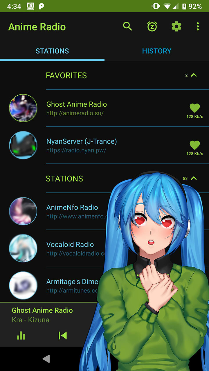 Anime Music Radio(PRO Features Unlocked) screenshot image 1_playmods.games