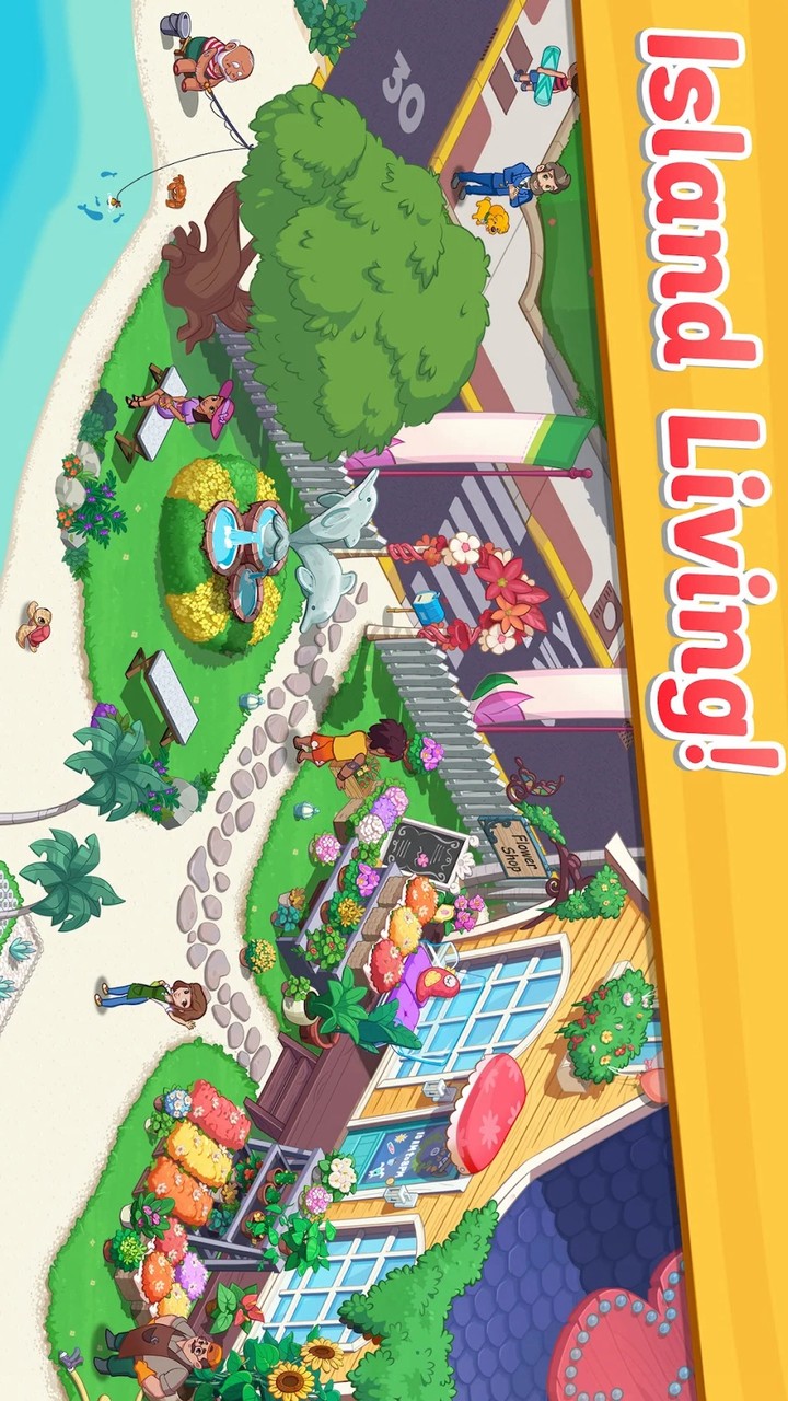 Ohana Island - Design Flower Shop & Blast Puzzle screenshot