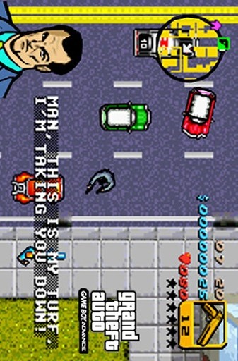 GTA Grand Theft Auto: Forward Cracker Edition(GBA game porting) screenshot