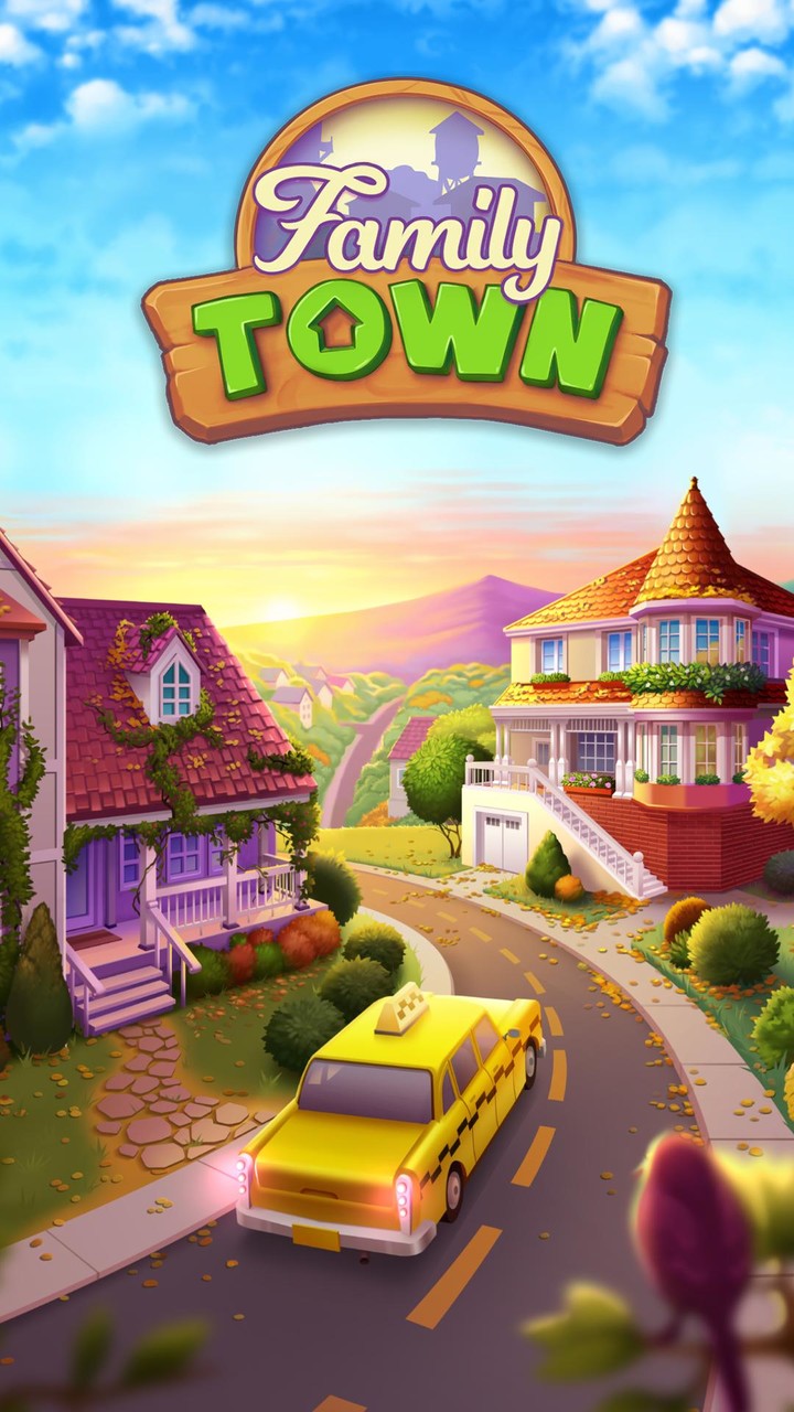 Family Town: لعبة تصميم منزل