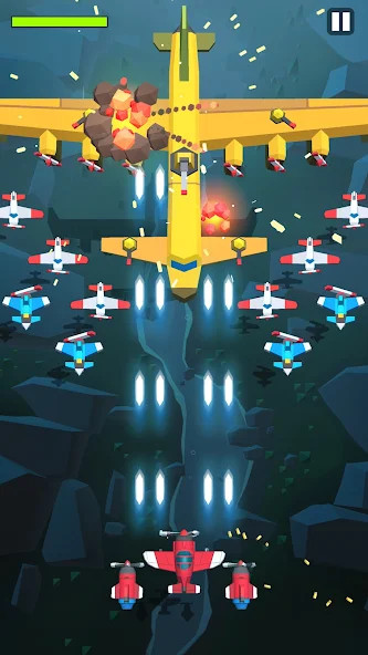 Burning Sky: Aircraft Combat Ảnh chụp màn hình trò chơi