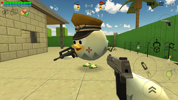 Tải xuống Chicken Gun game MOD APK cho phép bạn cài đặt những tính năng mới nhất để trở thành những chiến binh gà đầy sức mạnh nhất. Tạo điểm nhấn với đồ họa đẹp mắt và âm thanh sống động, Chicken Gun game MOD APK sẽ là trò chơi yêu thích của bạn trong suốt thời gian dài.