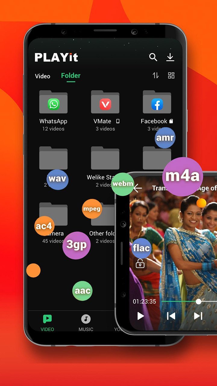PLAYit - Video & Music Player(Vip Features Unlocked) screenshot image 1_modkill.com