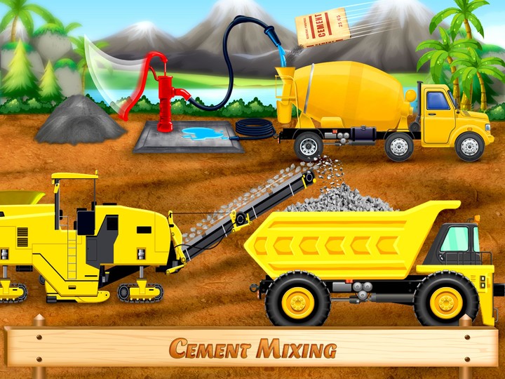 City Construction Vehicles - House Building Games