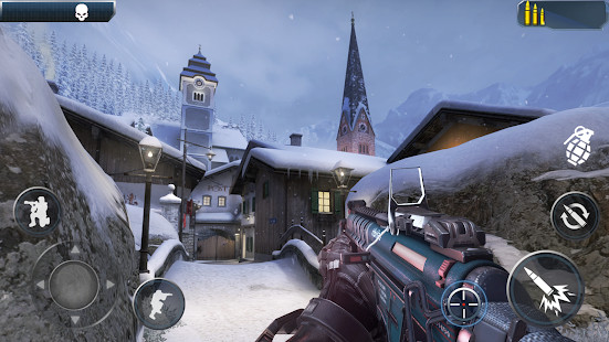 Snow Ground Sniper Survival(Mod APK) screenshot image 1