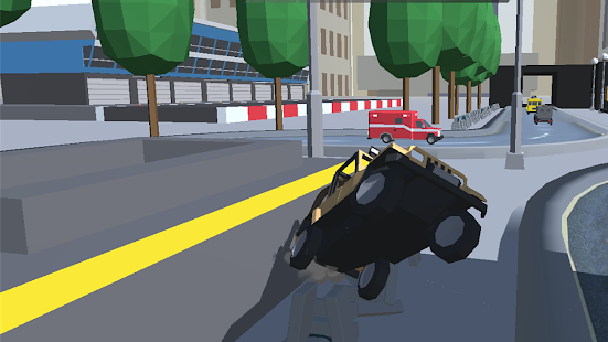 Ragdoll Traffic 3D(Free Shopping) Game screenshot  1
