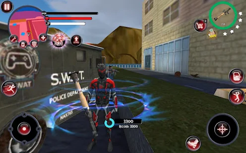 Rope Hero(Unlimited resources) Game screenshot  8