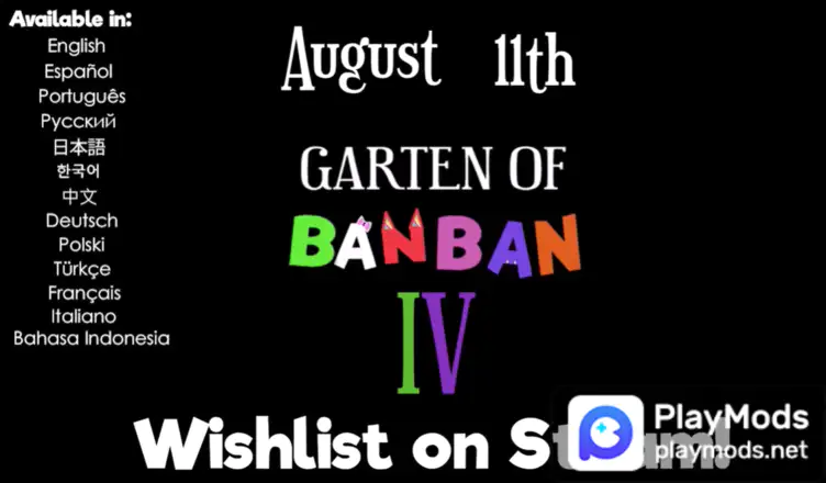 Garten Of Banban 4 mod Melon APK for Android Download