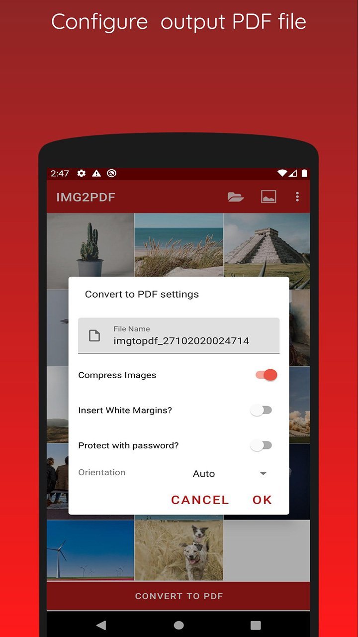 Image to PDF - PDF Maker(no ads) screenshot image 4_modkill.com