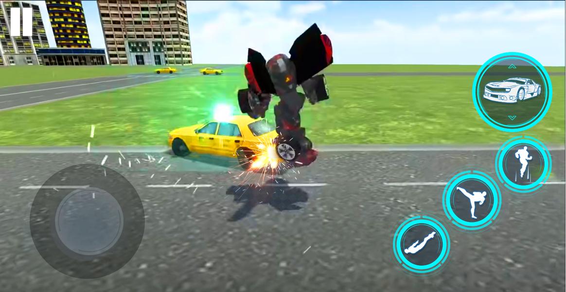 Robot Game, Red Robot Police_playmods.net
