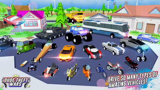 Dude Theft Wars: Online FPS Sandbox Simulator(Mod Menu) screenshot image 11_playmod.games