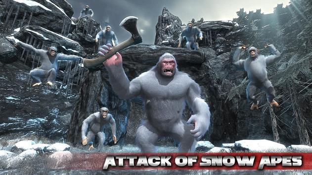 Mountain Beast Yeti Apes Survival(Unlocked) screenshot image 1