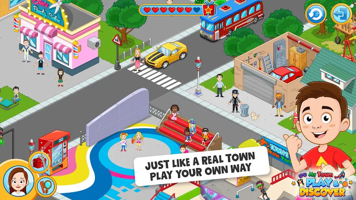 My Town Play Discover City Builder Game(Unlocked VIP) screenshot image 1_playmods.games