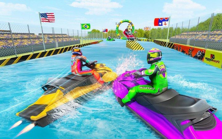 Jet Ski Boat Stunt Racing Game Ảnh chụp màn hình trò chơi