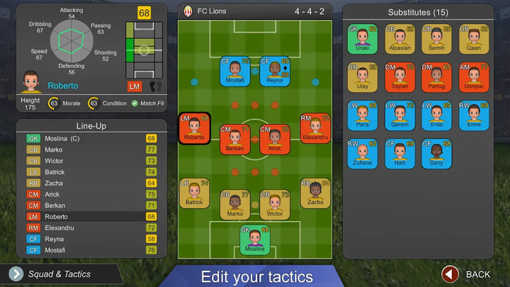 Pro League Soccer(No Ads) screenshot image 5_modkill.com