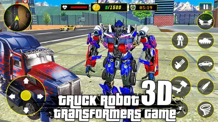 Download Truck Robot Transformers Game APK v1.0 For Android