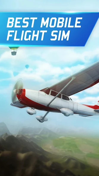 Flight Pilot Simulator 3D Free(Unlimited Coins) screenshot image 2_playmod.games