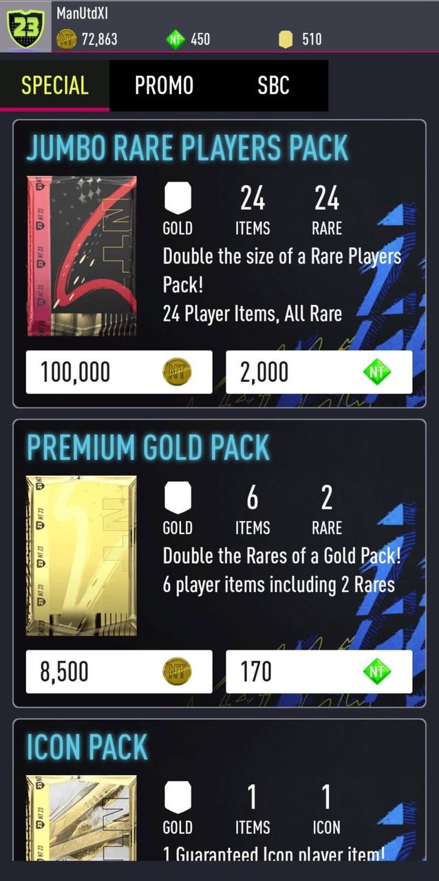 Nicotom 23 Draft + Pack Opener‏