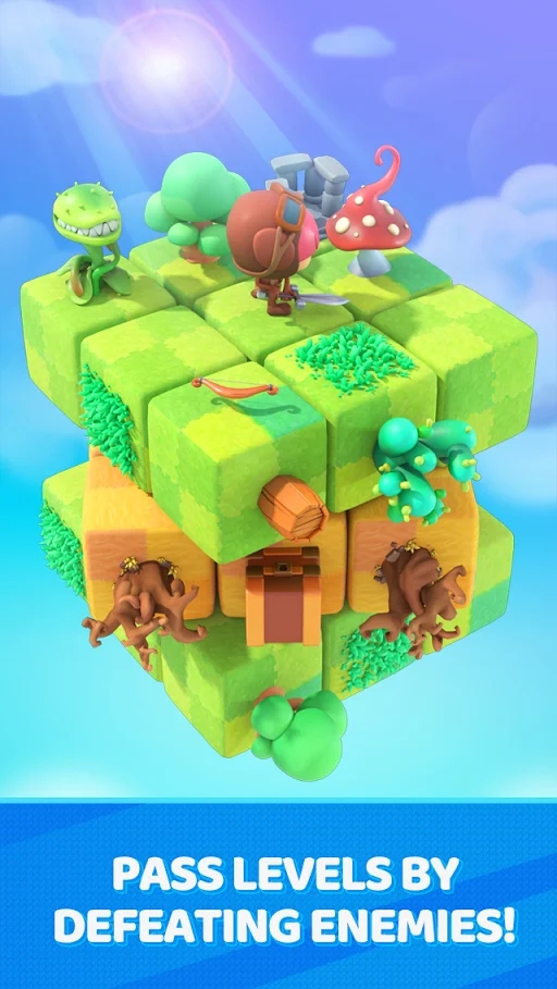 3D Cube Adventure: Puzzle Game