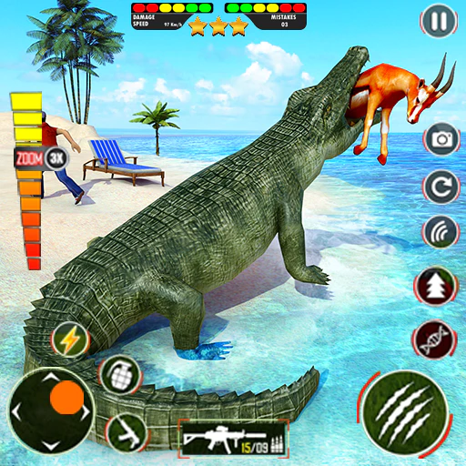 Download Hungry Animal Crocodile Games MOD APK  (Unlimited Money)  For Android