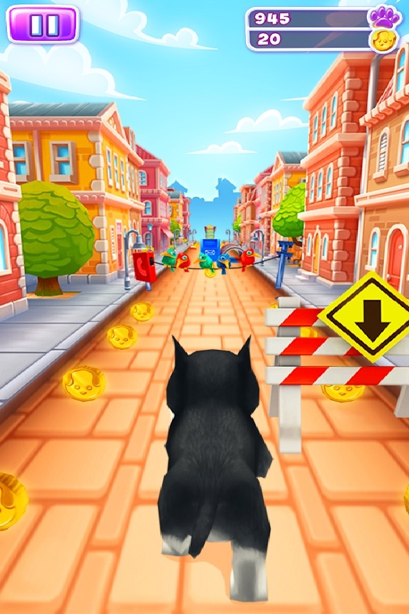 Pet Run - Puppy Dog Game Captura de pantalla
