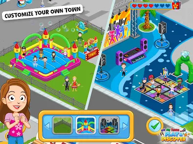 My Town Play Discover City Builder Game(Unlocked VIP) screenshot image 12