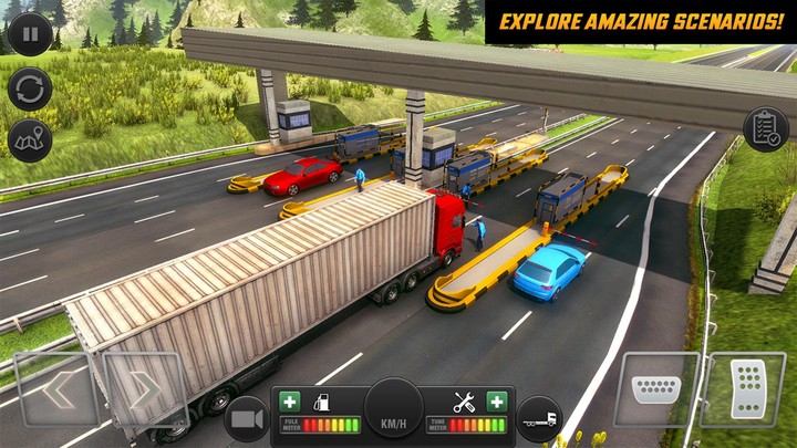 Euro Truck Driving Truck Games Ảnh chụp màn hình trò chơi
