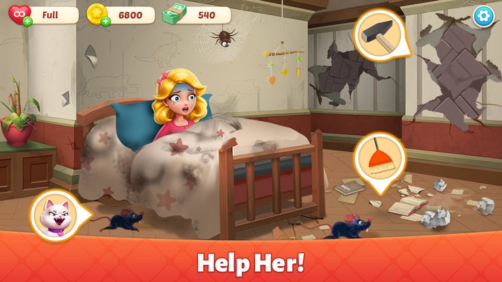 Baby Mansion-home makeover Ảnh chụp màn hình trò chơi